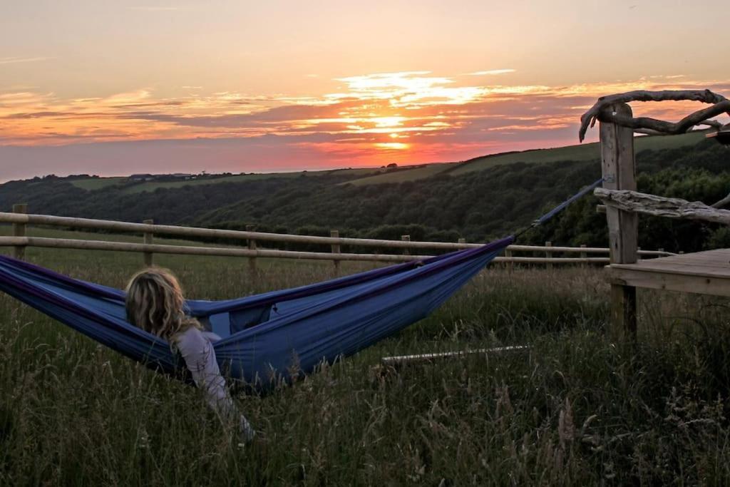 Tiny House On Isolated Farm By The Cornish Coast Villa Bude Bagian luar foto